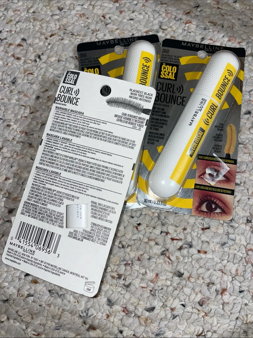 Maybelline Colossal Curl Bounce Mascara - 4 pack